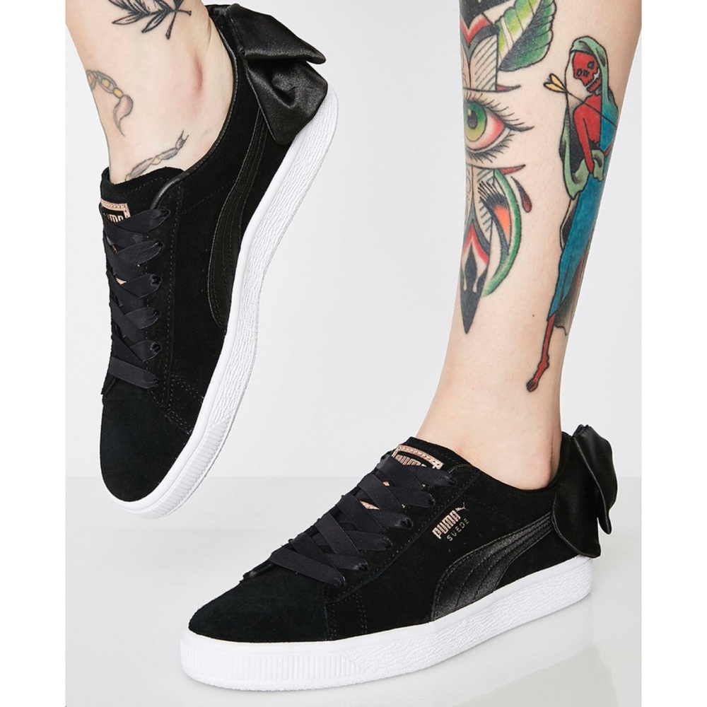 Puma Suede Varsity Bow Sneaker
